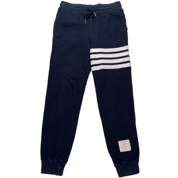 Thom Browne Classic 4-Bar Loop Back French Terry Sweatpants women's size 00 - Picture 1 of 12